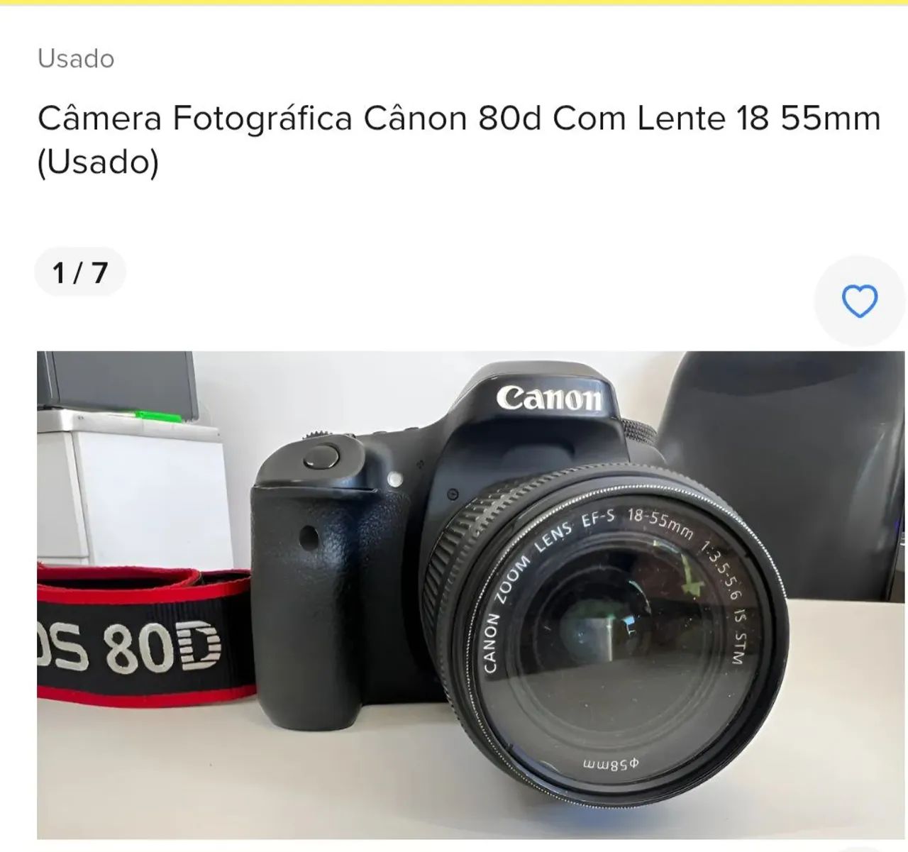 Câmera 80D