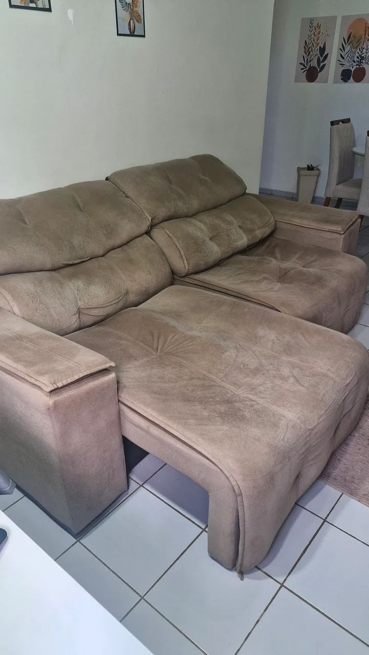 Sofa retrátil 4 lugares - Foto 4