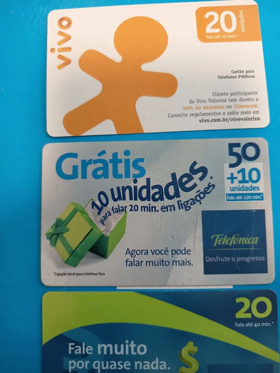 Cartões telefonicos - Foto 4