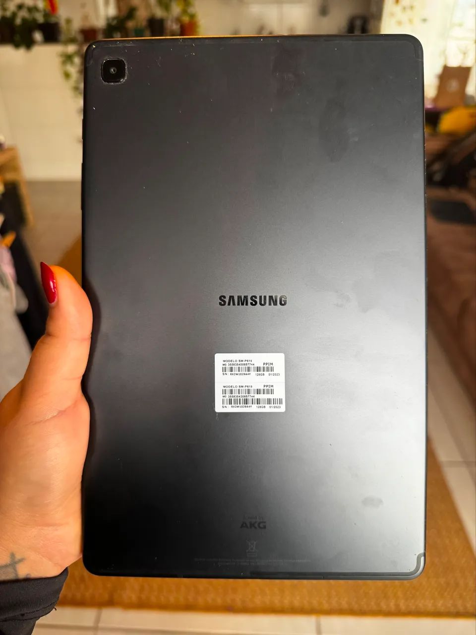 Tablet Samsung S6 Lite 128GB chip e wifi com caneta - Foto 2