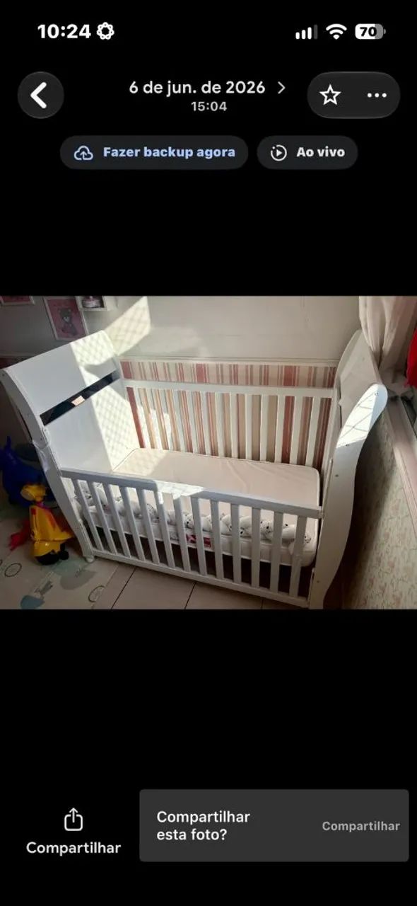 Berço infantil. Bom estado - Foto 2