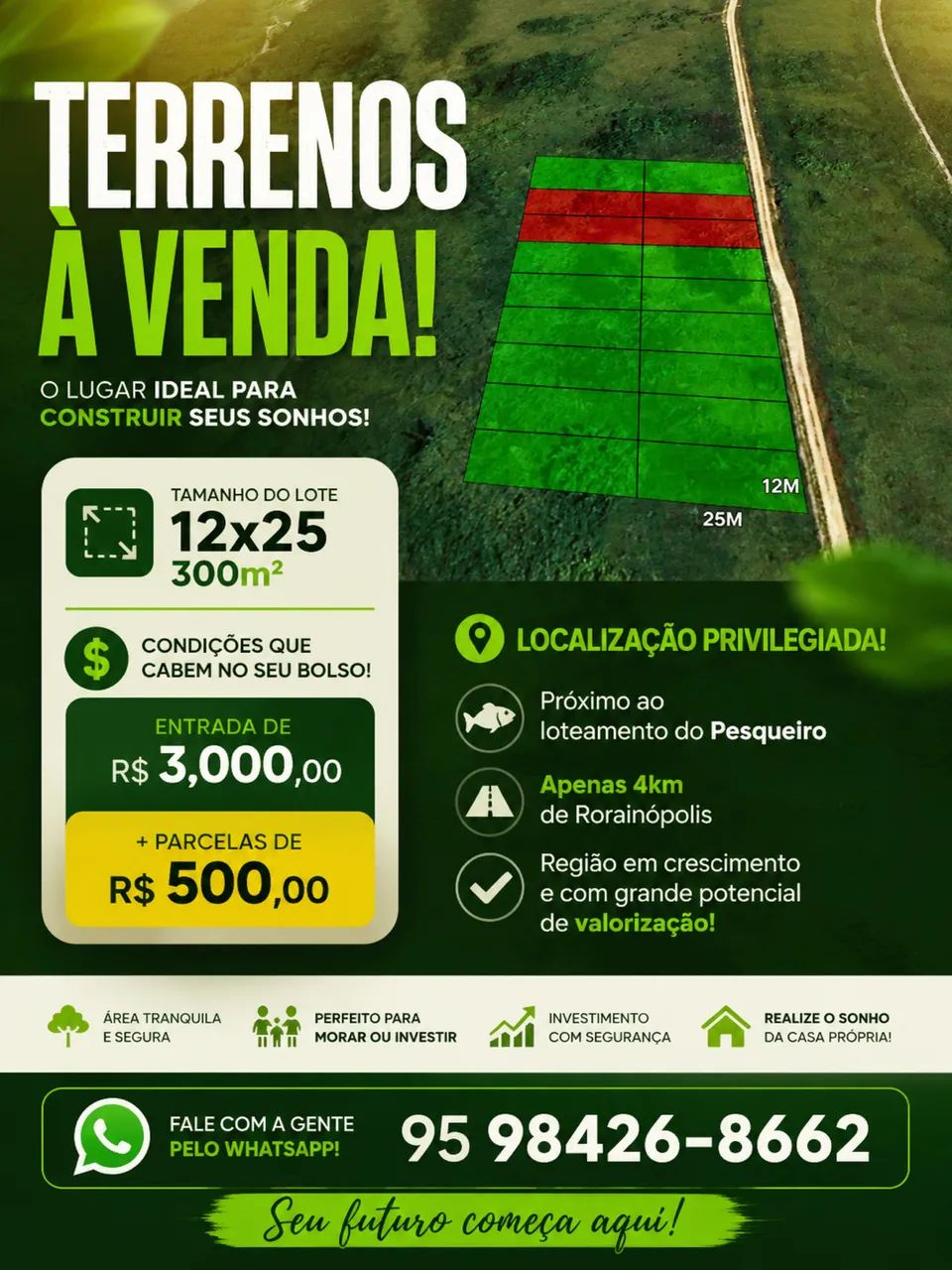 Terreno barato para investir