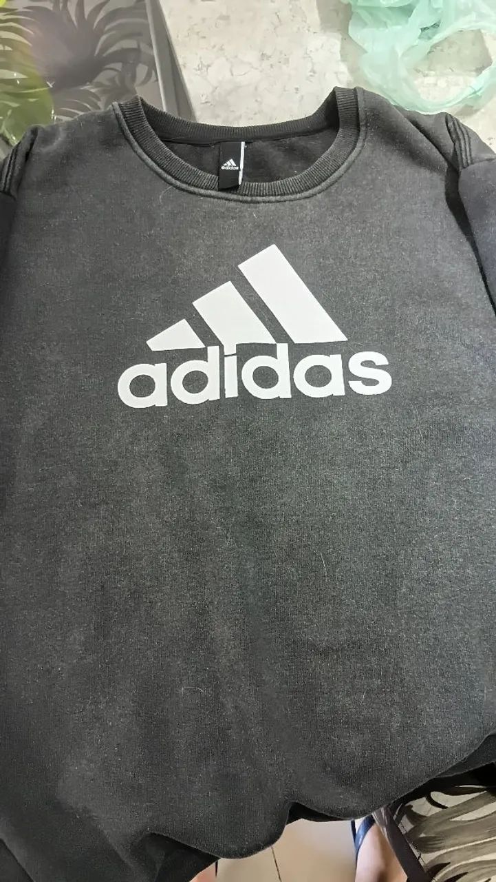 Blusa da Adidas Preta - Foto 4