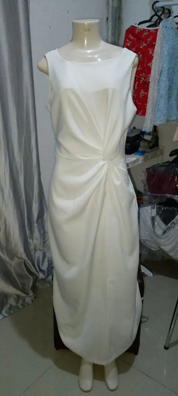 Vestido branco para festas etc... NOVO - Foto 2