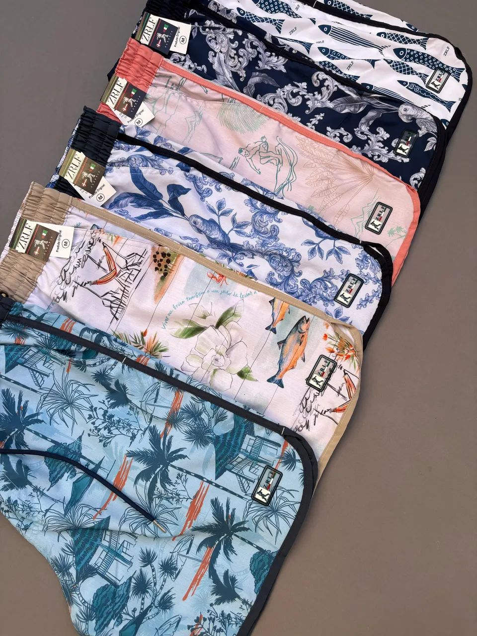 Short tactel estampado 