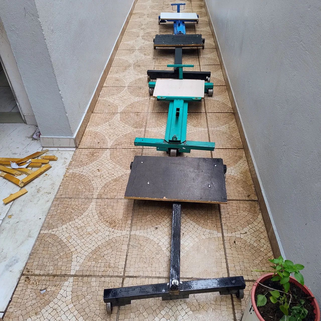Carrinho de rolimã 