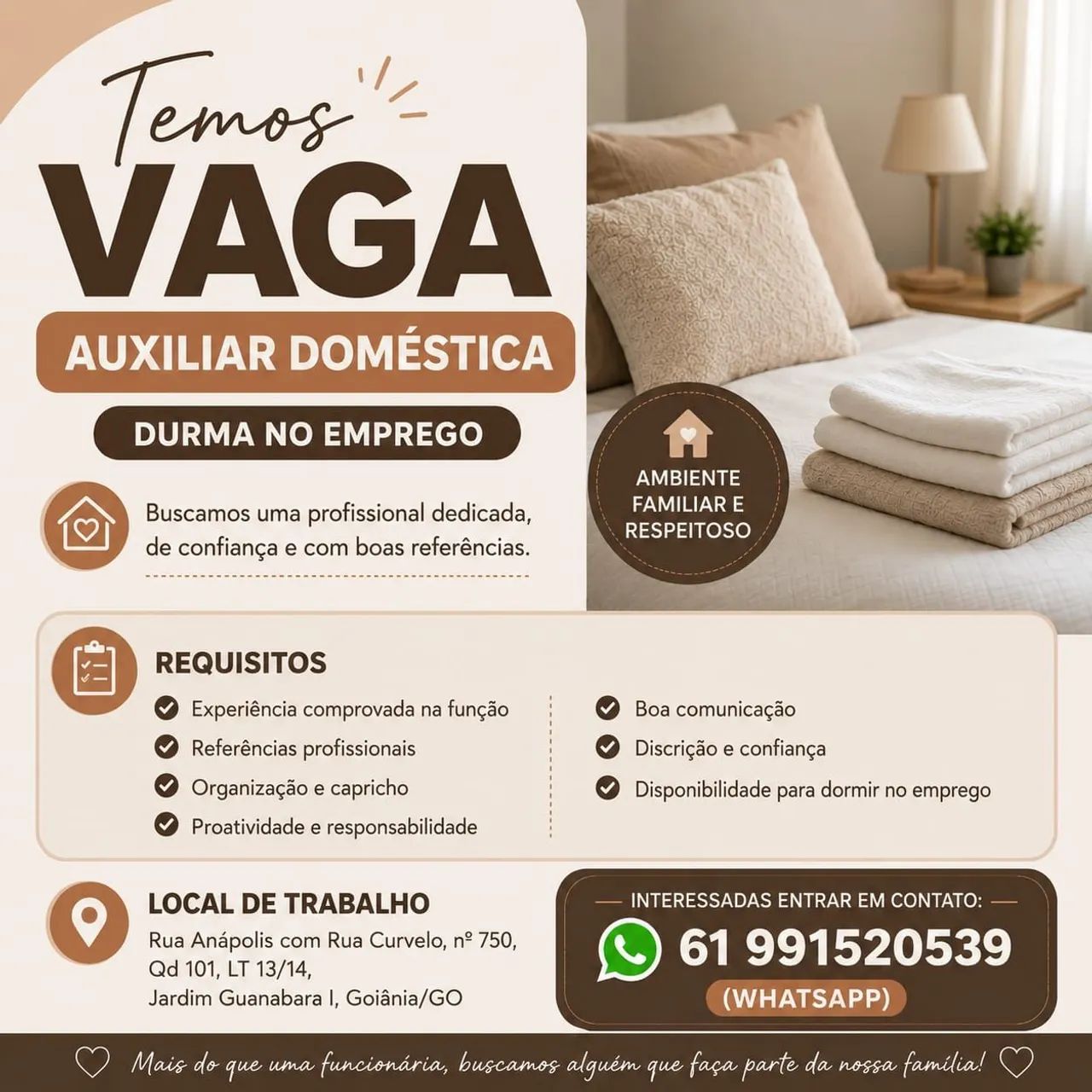 DOMESTICA PARA DORMIR