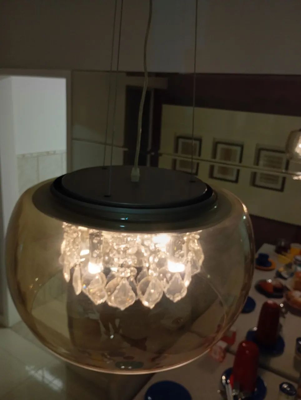 Lustre/ luminária centro de mesa - Foto 2