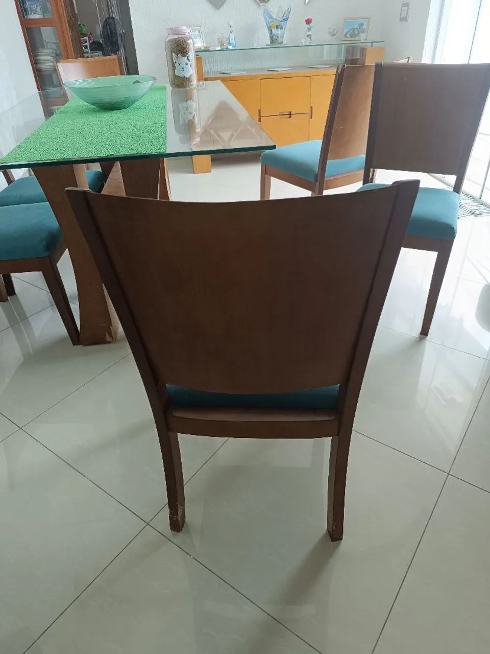 Conjunto de Cadeiras madeira maciça  - Foto 4