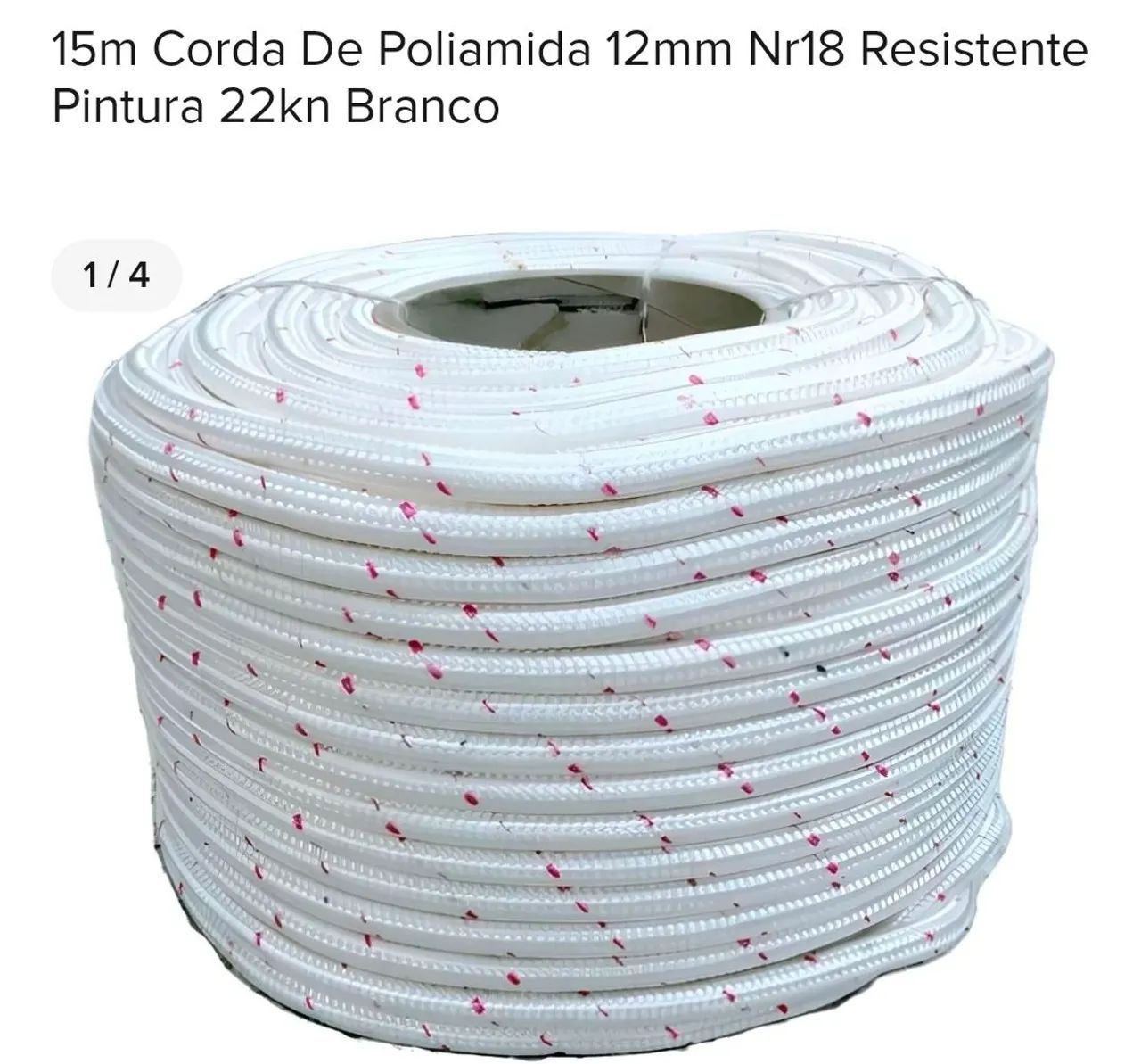 Cinto de Segurança + Corda de 15 mts  - Foto 3