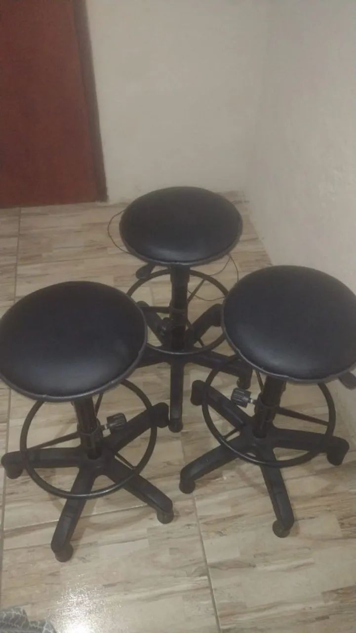 Banqueta giratória estofado - Foto 2