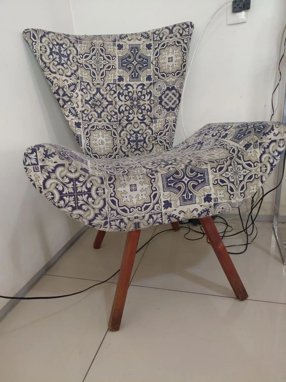 Cadeira estofada 
