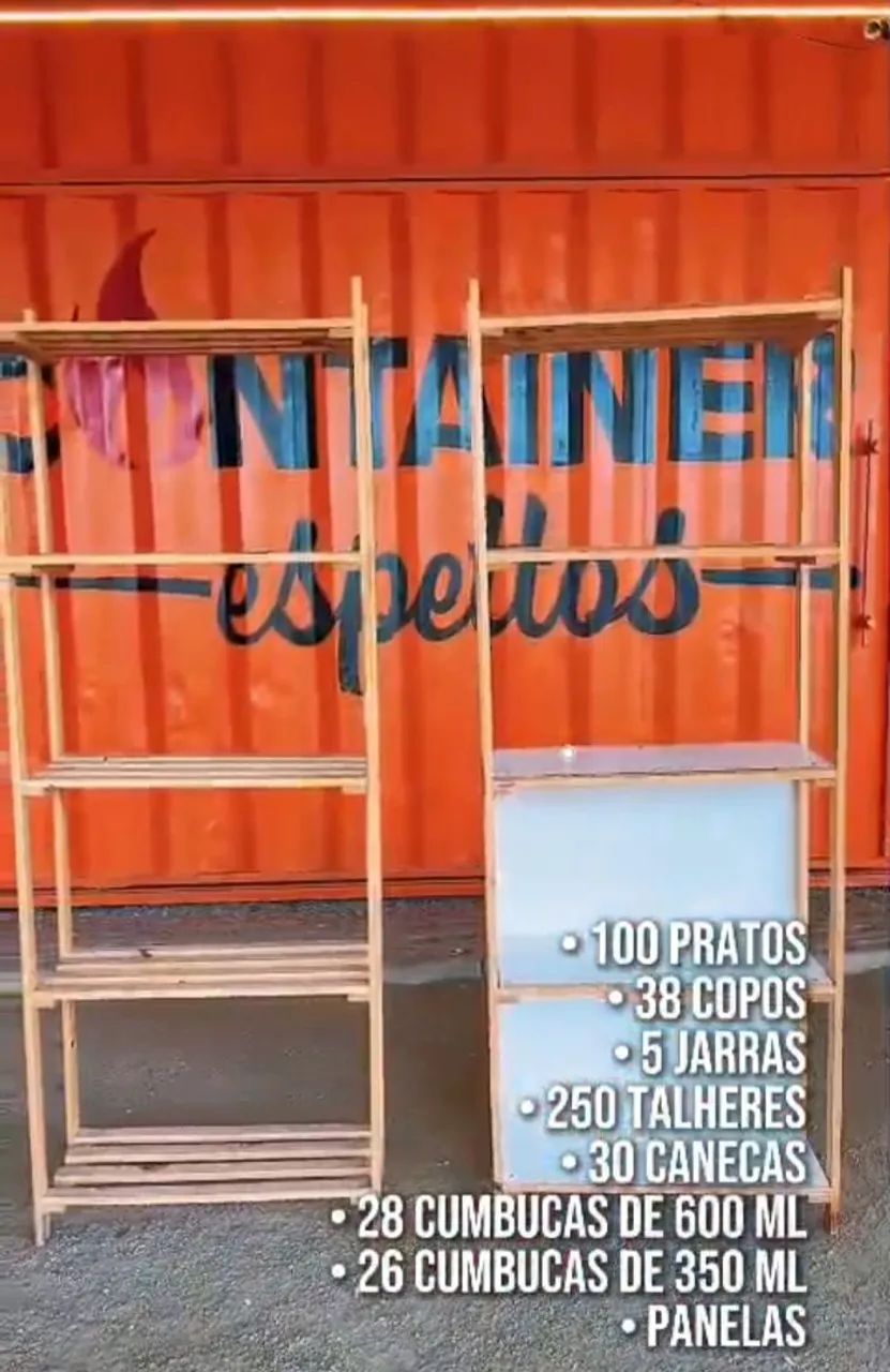 Container e varios itens de restaurante  - Foto 3