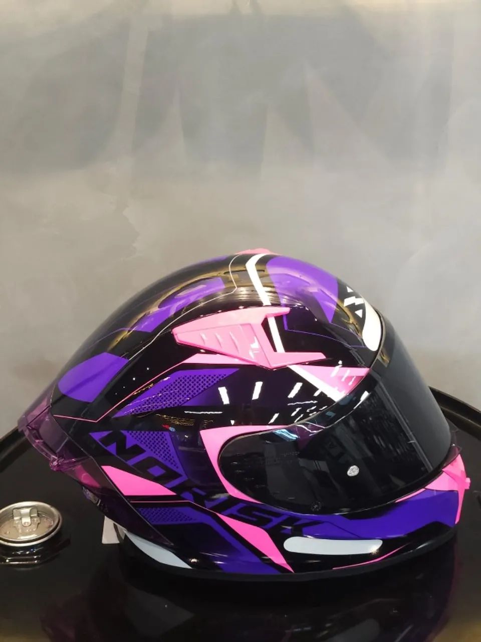 Capacete Norisk Flow - PURPLE/PINK/BLACK - Foto 2