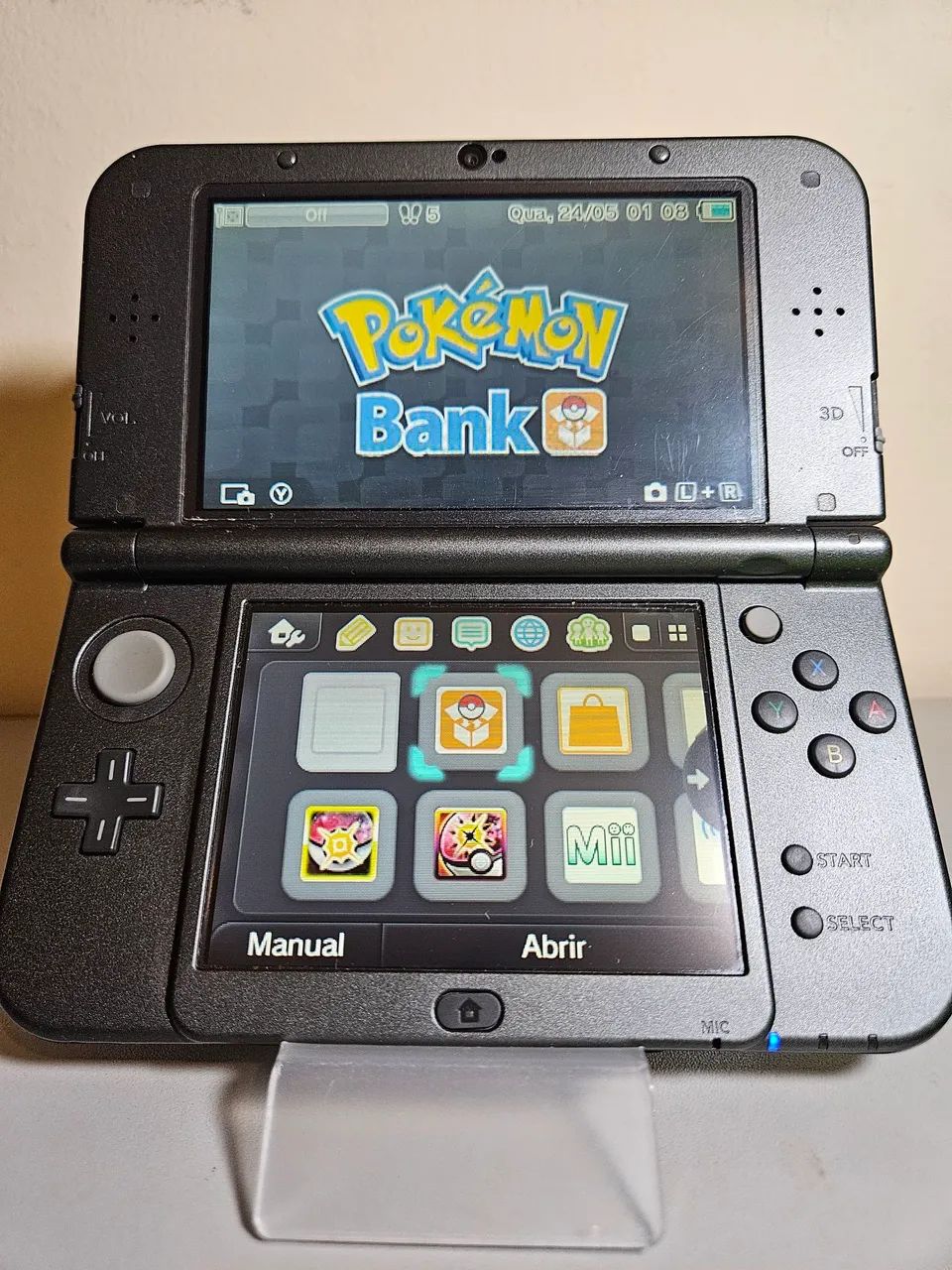 New Nintendo 3DS XL | Caixa com Serial | Com Pokemon Bank, Ultra Sun e Sun | Excelente - Foto 6