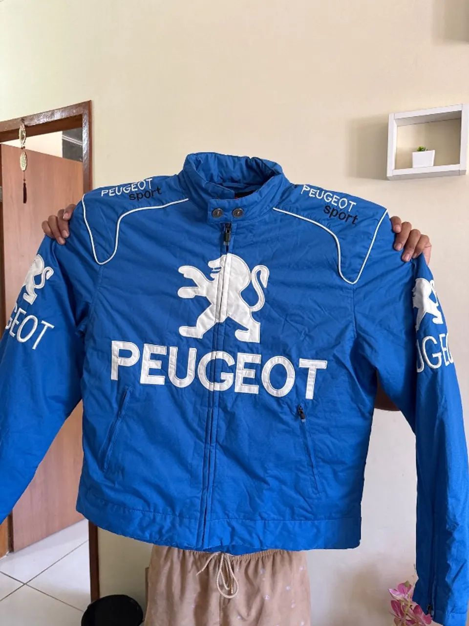 Casaco azul pegout 