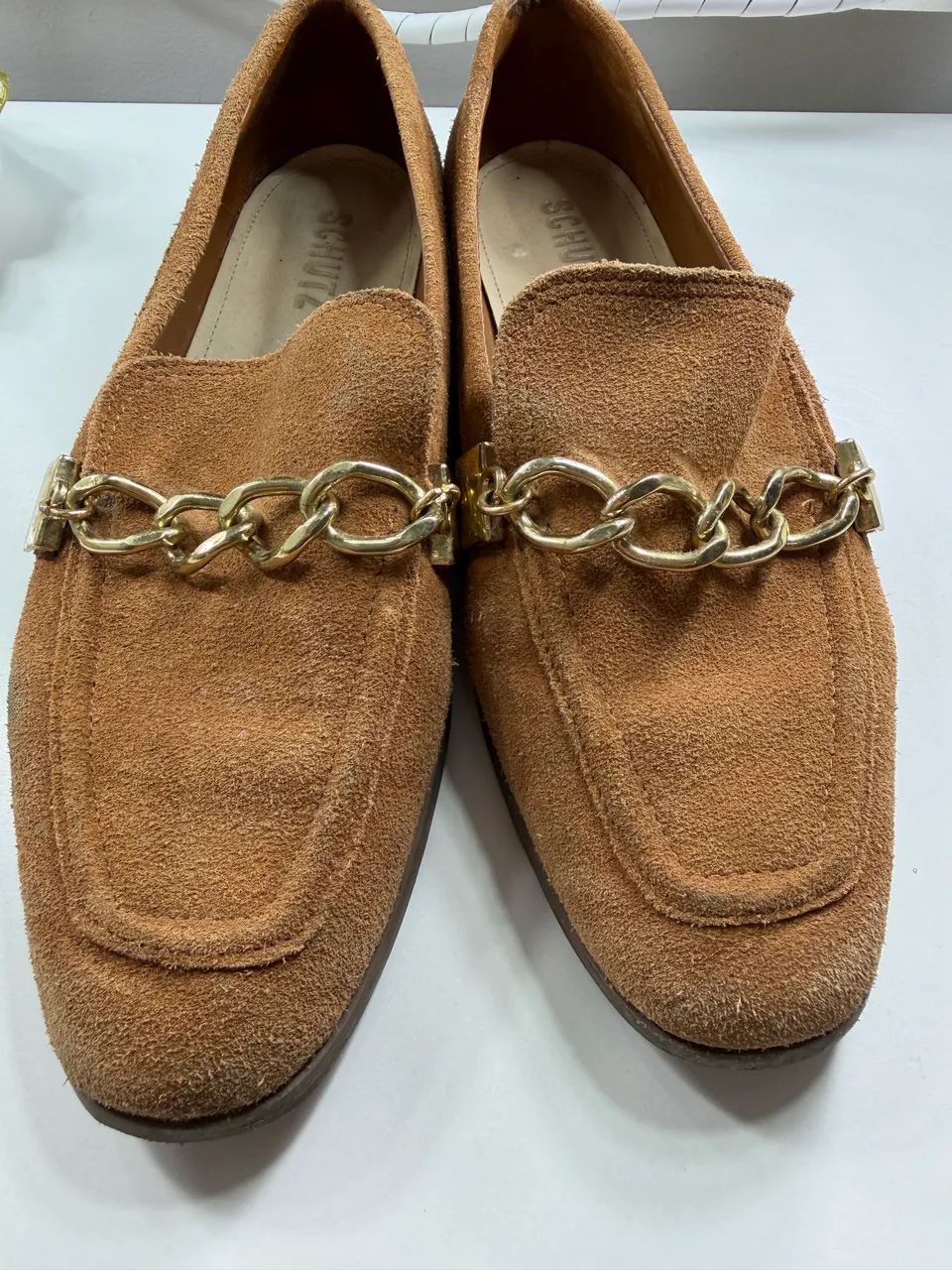 Mocassim schutz caramelo tam 37 - Foto 4