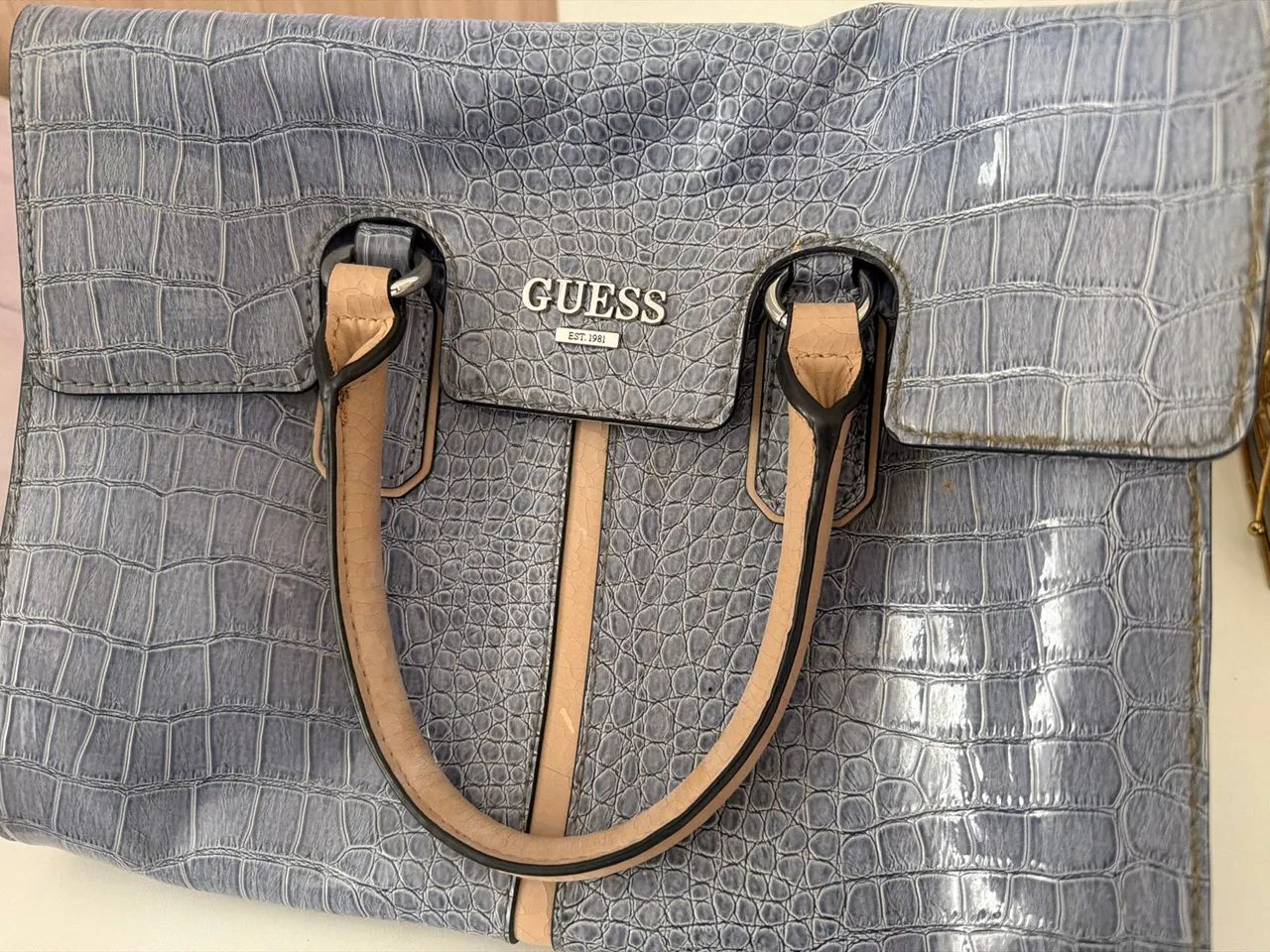 Bolsa Guess Azul - Foto 4