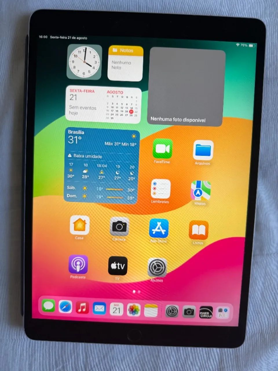 IPad PRO 256Gb com Conexão Celular Até 12X ( Com Capa Teclado Apple ) Top Show - Foto 2