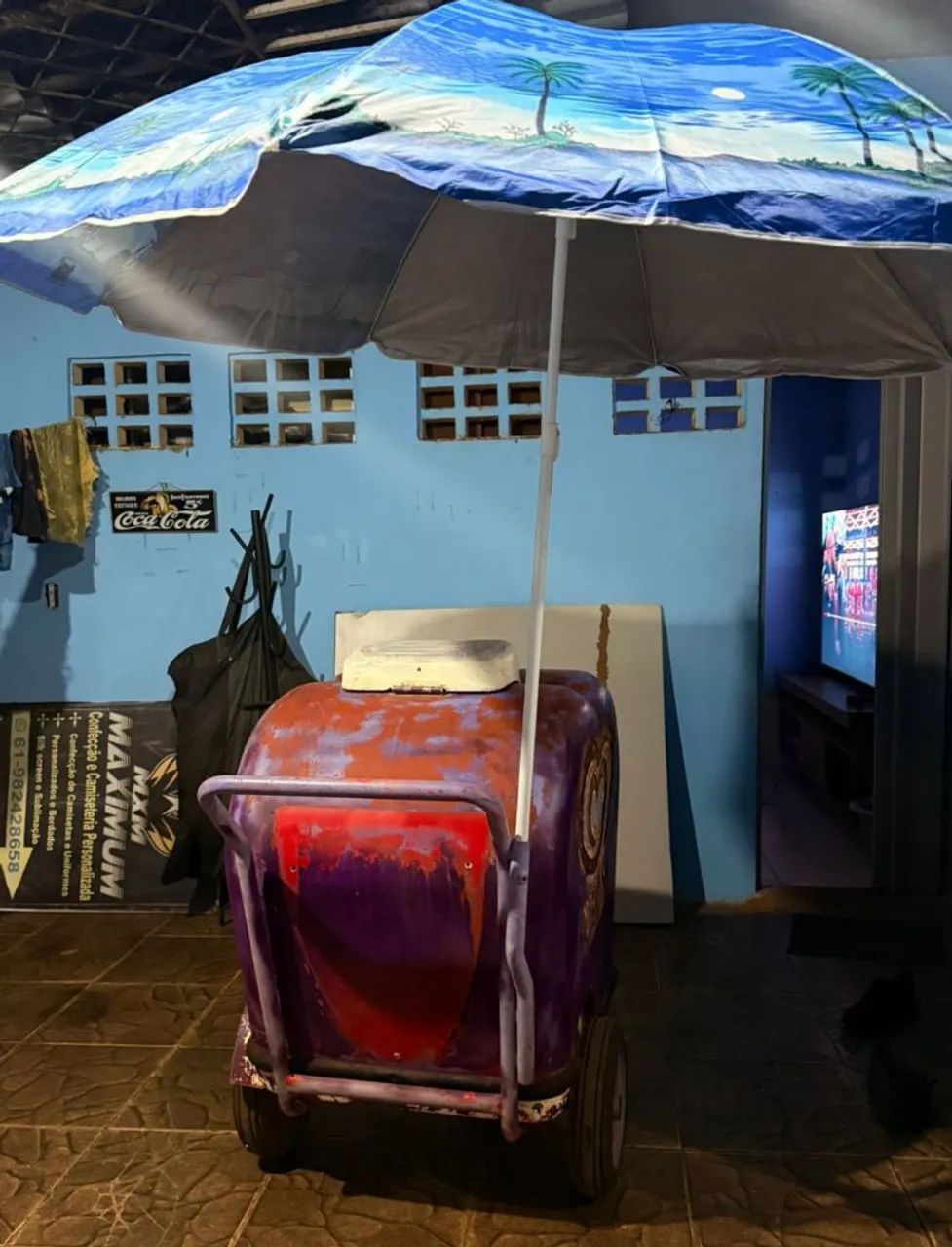Carrinho para venda de sorvetes, picolés e açaí. - Foto 2