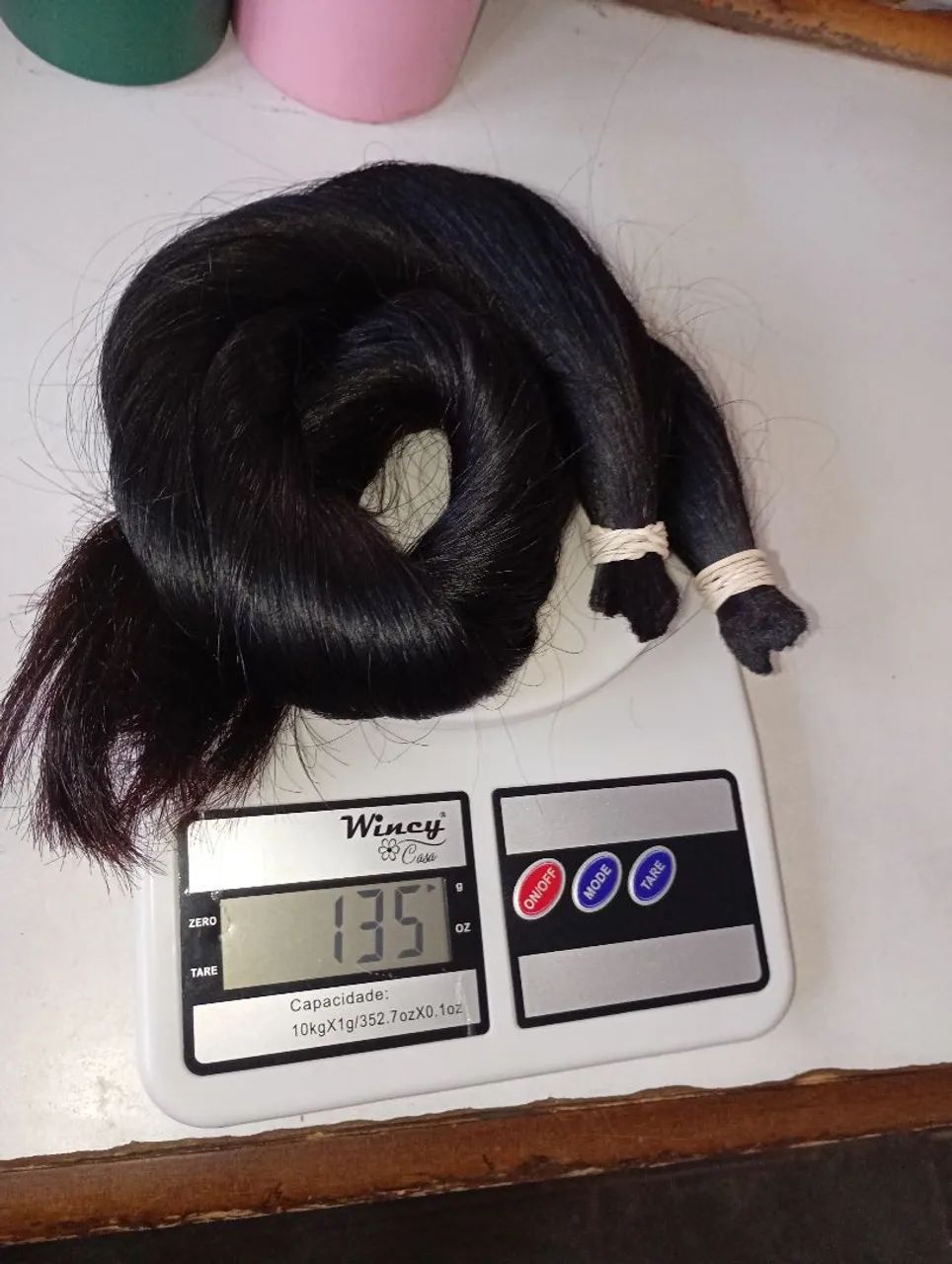 Cabelo humano brasileiro liso - Foto 3