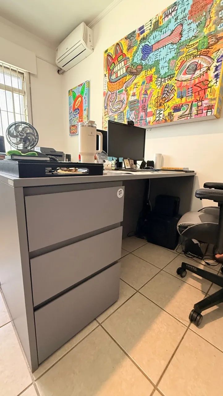 MESA ESCRITÓRIO MDF  - Foto 2