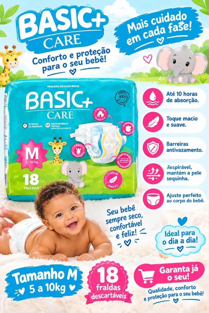 Fralda descartável 