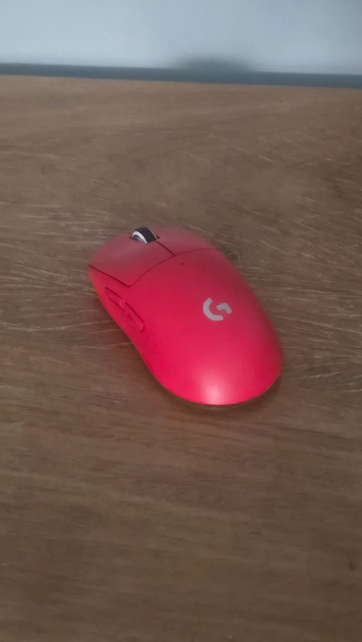 Mouse Logitech G PRO X Superlight Vermelho - Foto 3