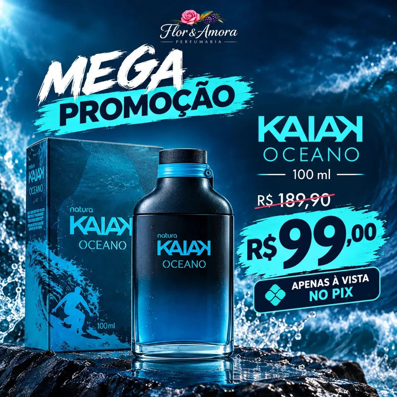 Mega promoção, Perfume Kaiak Oceano 