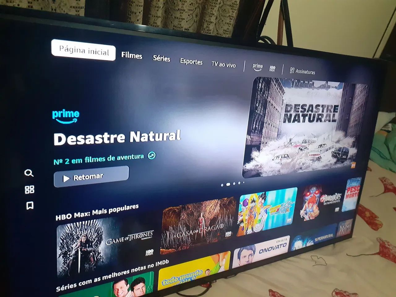 TV SAMSUNG 48POULGADAS FULLHD vai com fire stick - Foto 4
