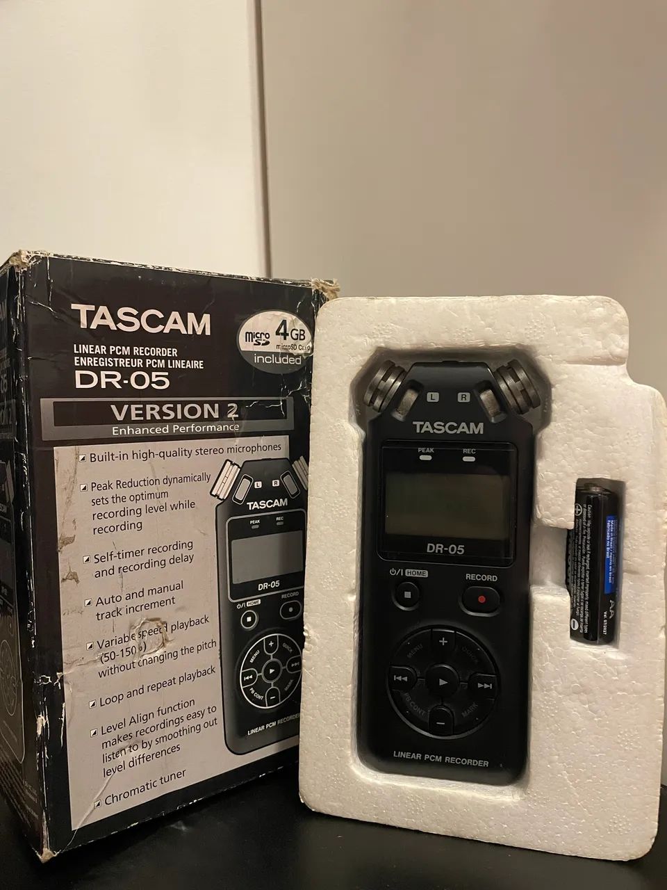Gravador Tascam DR-05