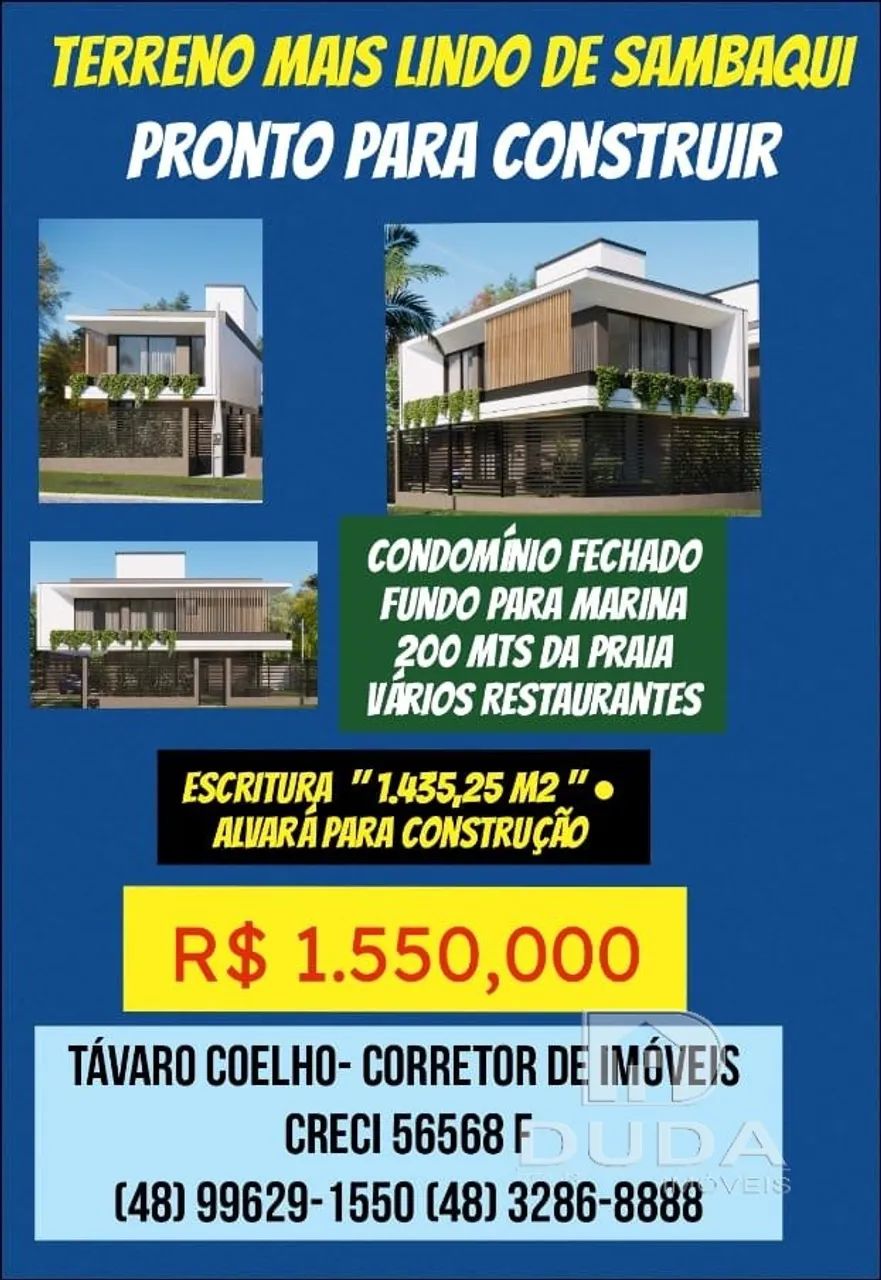 *Terreno à Venda - Condomínio Fechado Sambaqui* - Foto 2