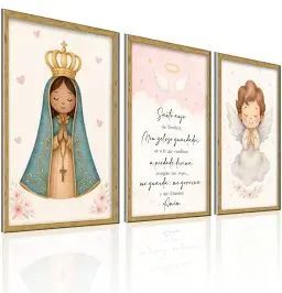 Quadros Decorativos Infantil - Quarto Bebê  - Foto 4