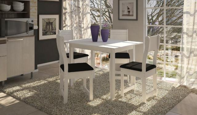 Conjunto de Mesa 4 Cadeiras Dallas Plus Indekes ( Em até 12 Vezes sem Juros ) - Foto 2