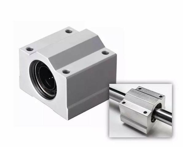 COD-CP132 Pillow Block 8mm Com Rolamento Linear Sc8uu Cnc Arduino Automação Robotica