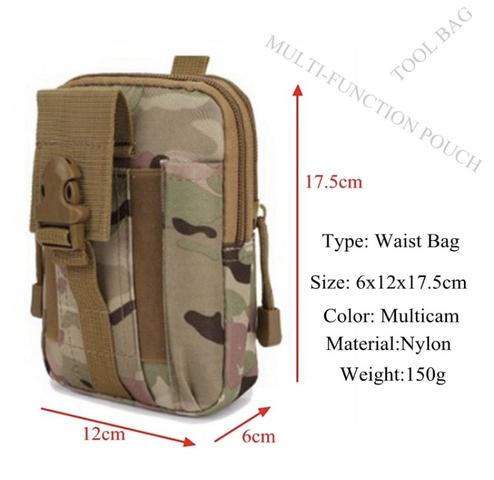 Saco case Molle Cintura Quadril Cinto Carteira Bolsa,Phone Case Bolsa - Foto 5