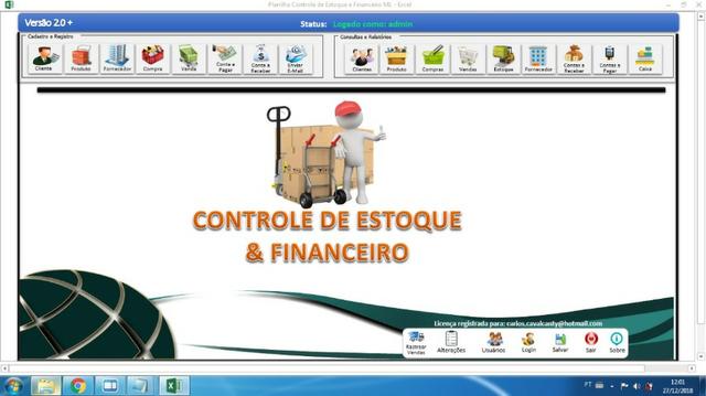 Pacote 140 planilhas profissionais+ 50 sistemas em access - Foto 2