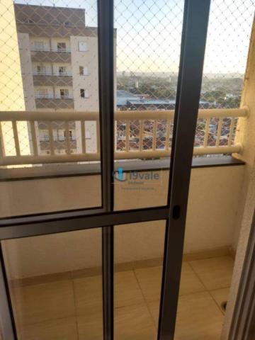 3 dormitórios sendo uma suíte e sacada na sala - jardim das indústrias - jacareí - Foto 12