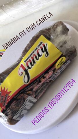 Banana passas com canela
