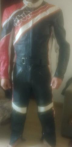 Macacão motoqueiro jaqueta/calça - Foto 4