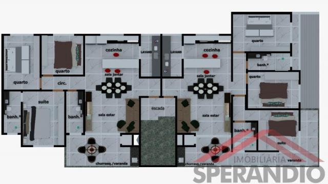Condomínio Petry III - Apartamentos novos c/ 1suíte + 2 quartos, frente para Avenida Pérol - Foto 4
