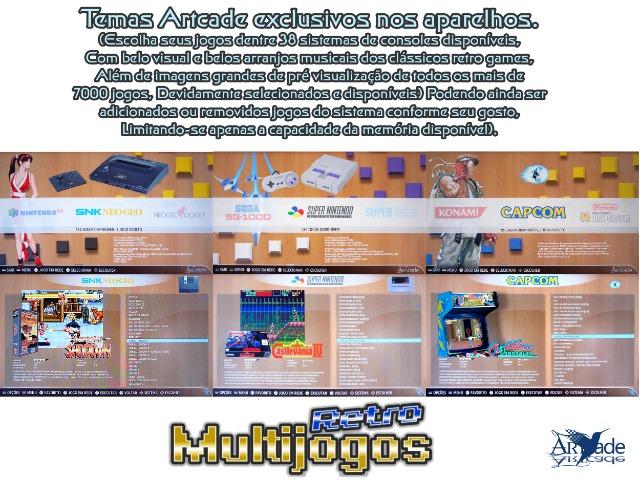 Arcade Fliperama Multijogos Retro 2 Players Tema: The King of Fighters 95 Com 7050 Jogos - Foto 4