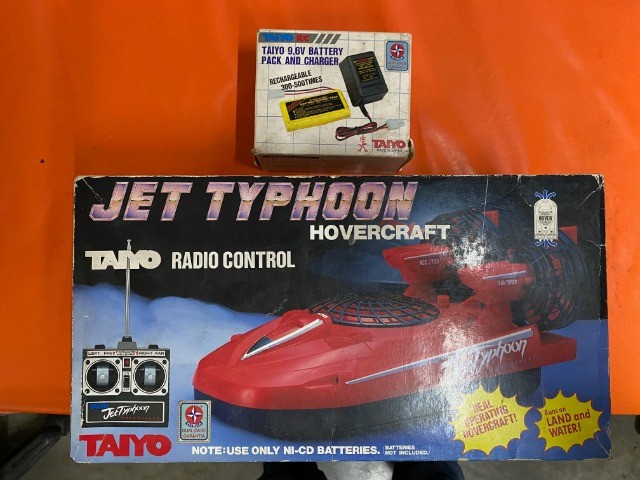 hovercraft jet typhoon estrela taiyo controle remoto - Foto 2