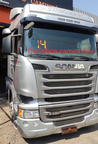 SCANIA R480 HIGHLINE   ANO 2014/14   NÃO RESPONDEMOS CHAT WATSAPP *