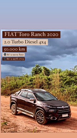 FIAT TORO RANCH 2.0 TURBO DIESEL 4X4 2020