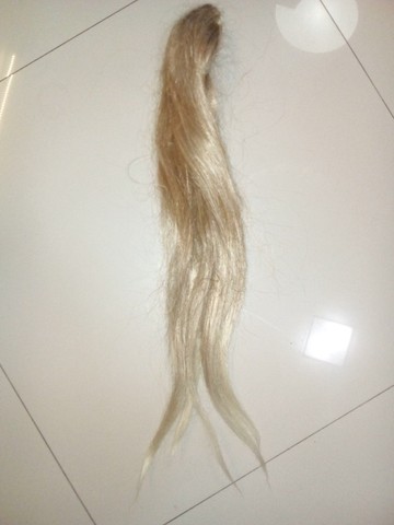 Acessório para cabelo loiro liso - Foto 4