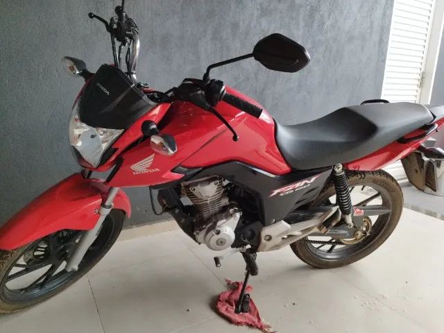 Honda CG Fan 160 2023 0Km preta/tirando nova na concessionária 2023 160cc  preta. primeira moto 