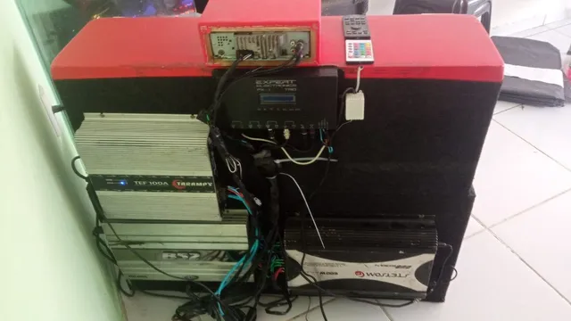 vende-se um mini paredão completo com leds som completo - CDs, DVDs etc -  Vila Vitória, São Luís 1253720590