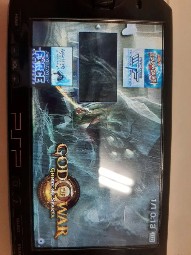 Super Cartão de Memória para PSP com mais de 3Miiiiiiiillll Jogos: God Of  War (Português), Tekken 6, Dragon Ball e muitos outros prontos para jogar!