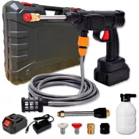 Lavadora De Alta Pressão Vap Portátil Recarregável Para Carros e Limpeza _ CS583 - Foto 3